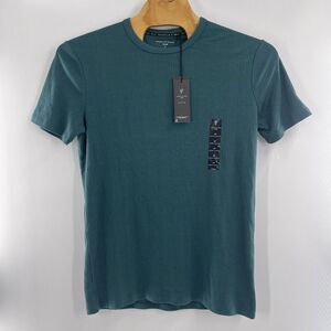 Shaquille XLG Big/Tall Men Ribbed Crew Neck SS Junebug‎ Size LT NWT